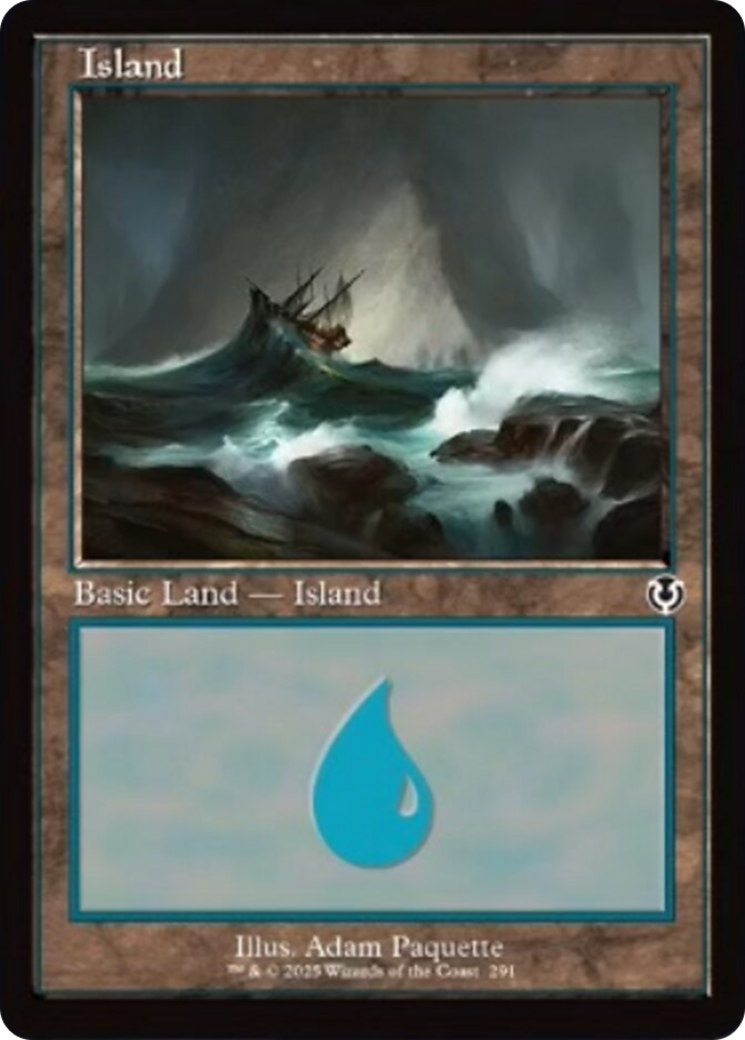 Island (291) (Retro Frame) [Innistrad Remastered] | The CG Realm