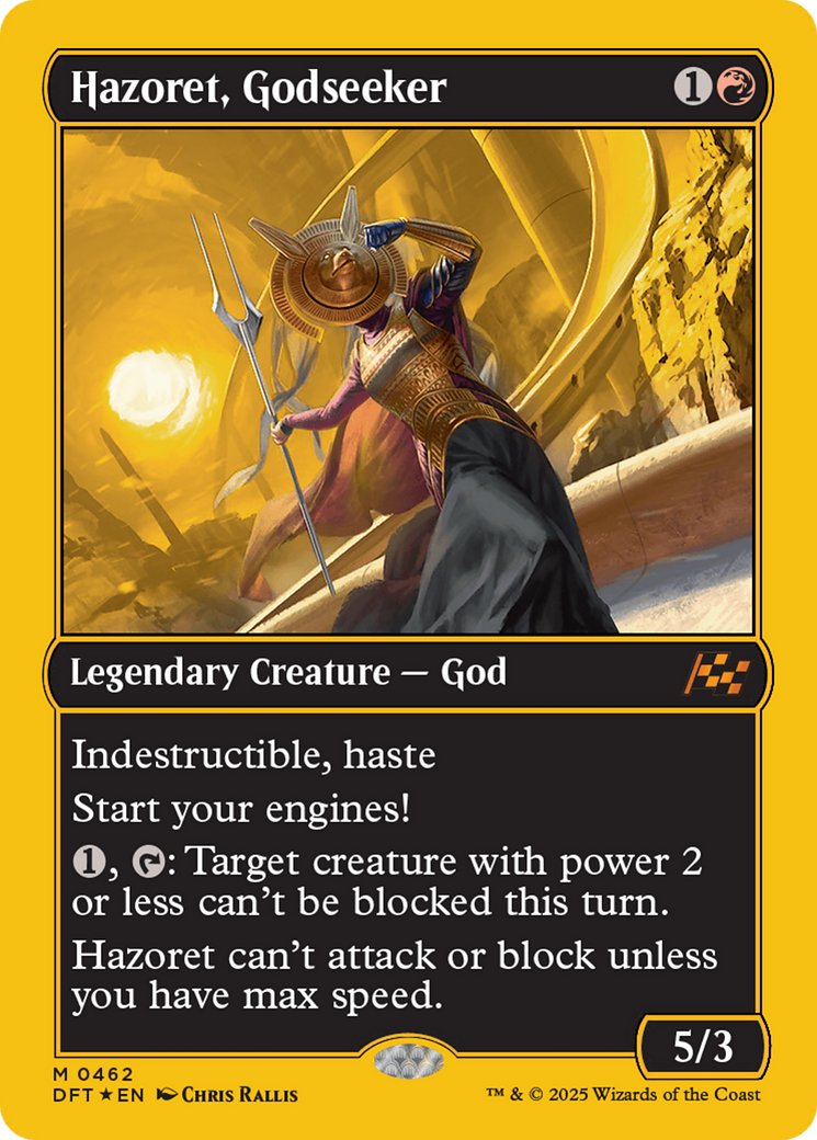 Hazoret, Godseeker (First-Place Foil) [Aetherdrift] | The CG Realm