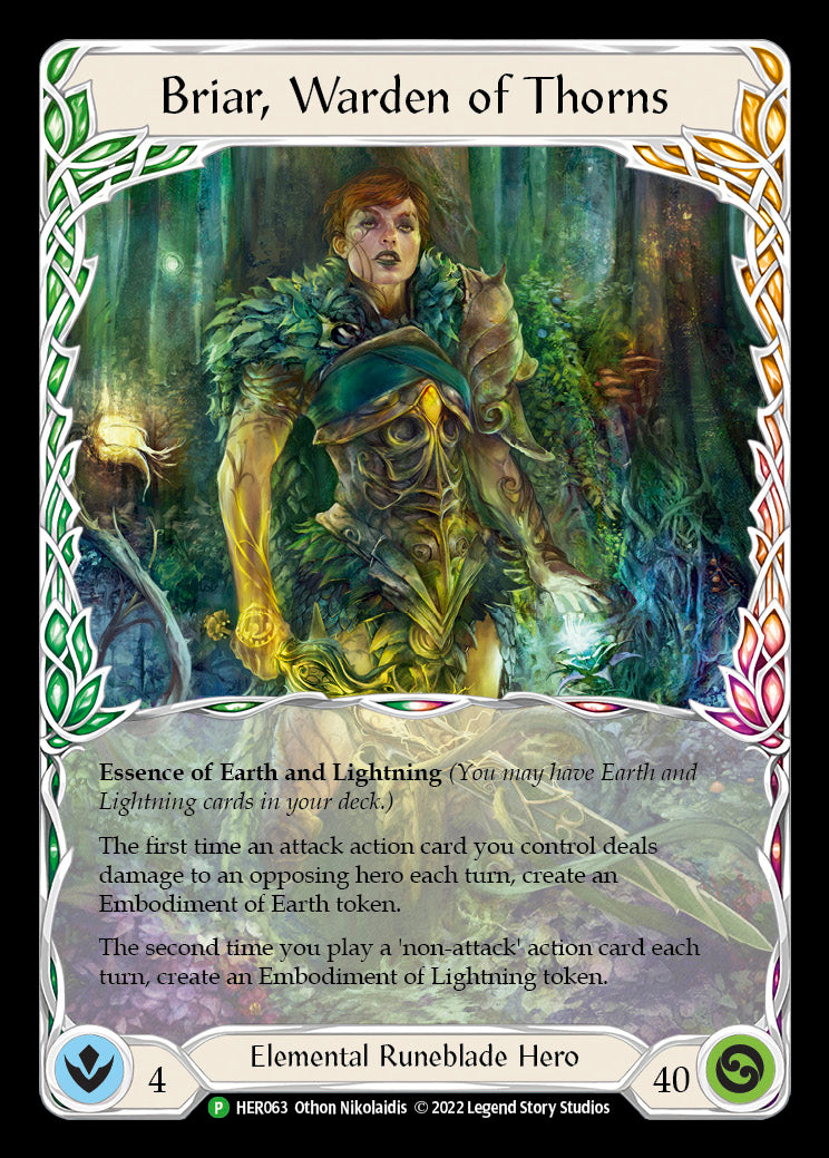 Briar, Warden of Thorns [HER063] (Promo)  Cold Foil | The CG Realm