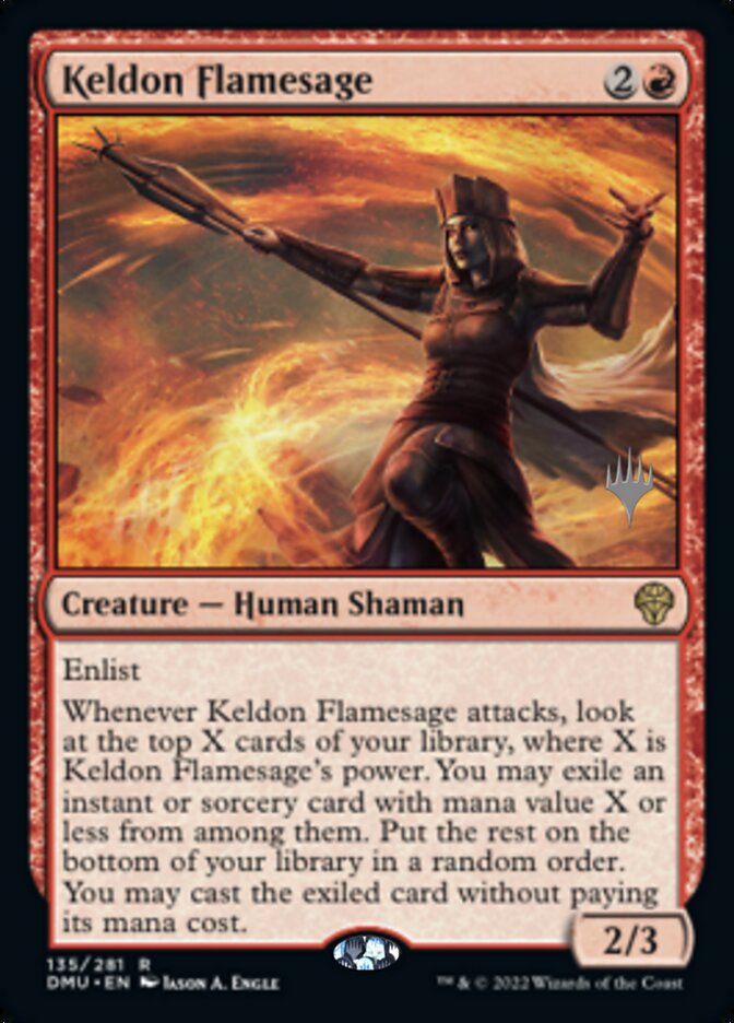 Keldon Flamesage (Promo Pack) [Dominaria United Promos] | The CG Realm