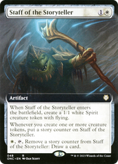 Staff of the Storyteller (Extended Art) [Phyrexia: All Will Be One Commander] | The CG Realm