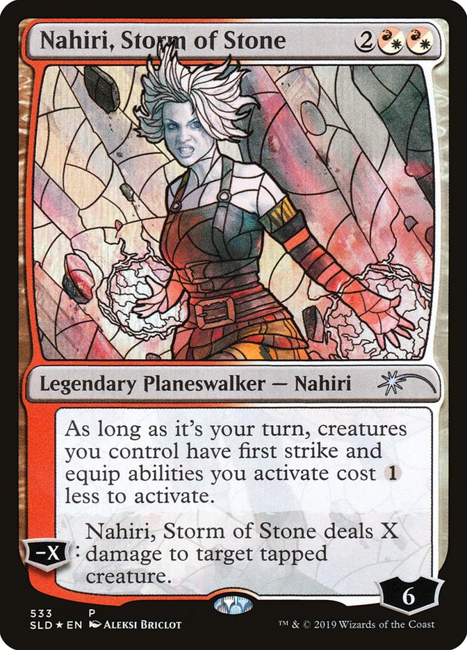 Nahiri, Storm of Stone (Stained Glass) [Secret Lair Drop Promos] | The CG Realm