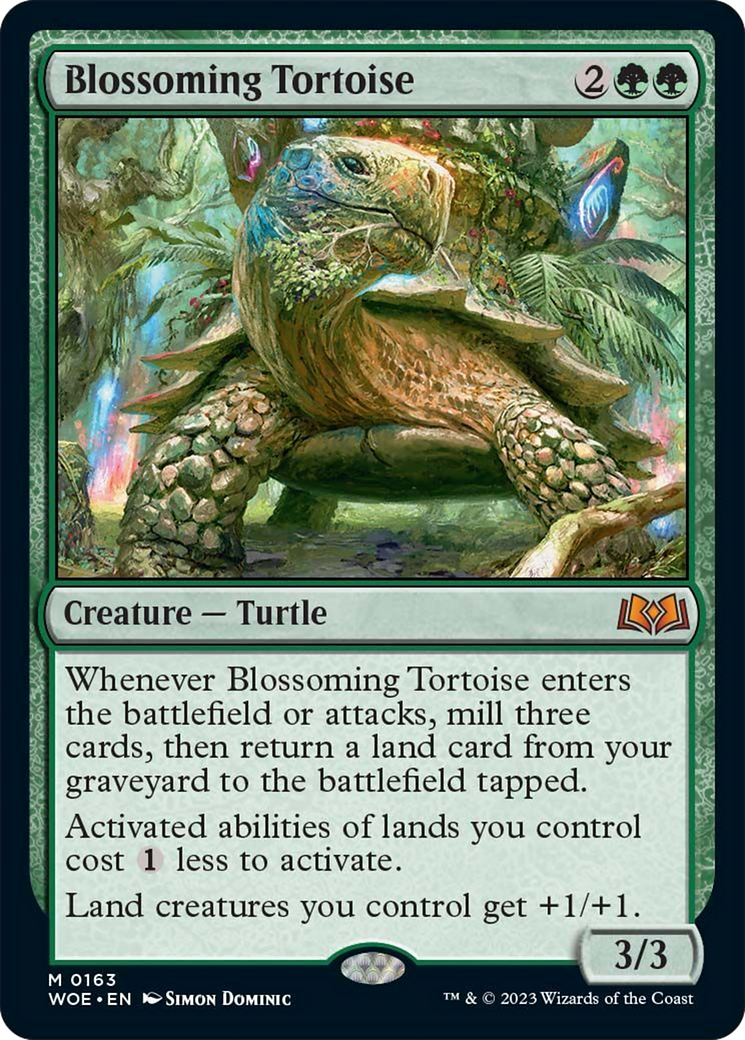 Blossoming Tortoise [Wilds of Eldraine] | The CG Realm