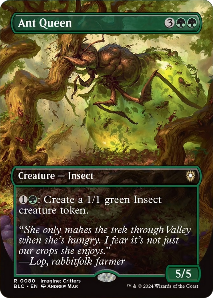 Ant Queen (Borderless) [Bloomburrow Commander] | The CG Realm