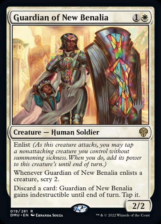 Guardian of New Benalia (Promo Pack) [Dominaria United Promos] | The CG Realm