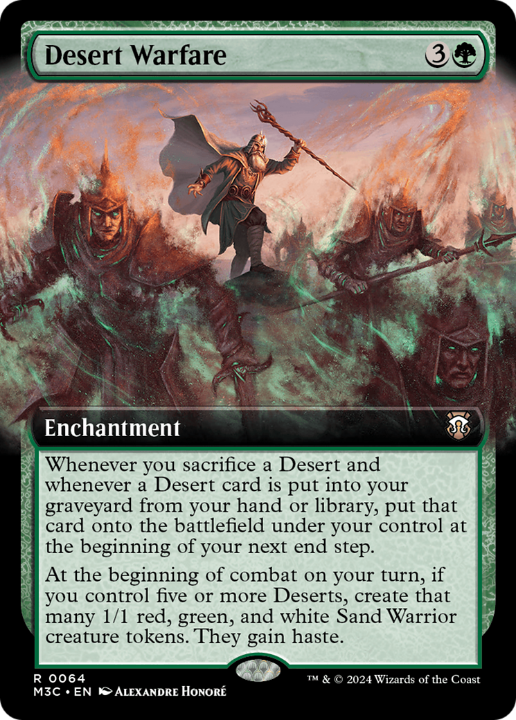 Desert Warfare (Extended Art) [Modern Horizons 3 Commander] | The CG Realm