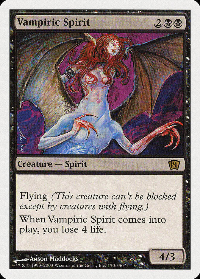 Vampiric Spirit (8th Edition) [Oversize Cards] | The CG Realm