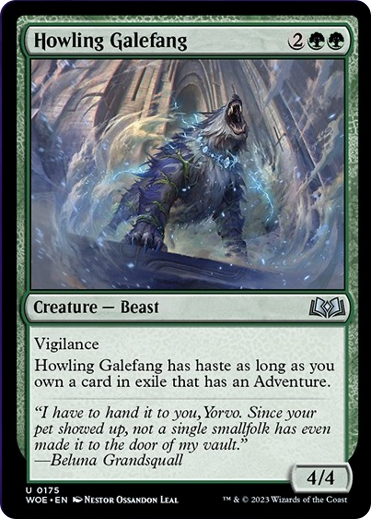 Howling Galefang [Wilds of Eldraine] | The CG Realm