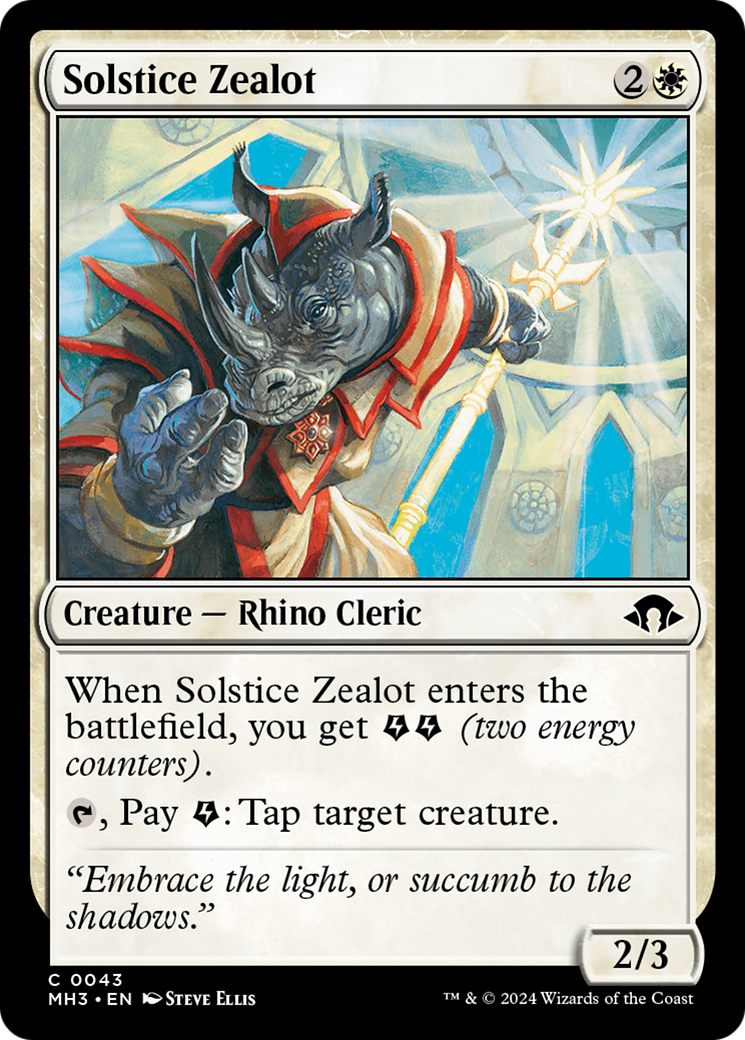 Solstice Zealot [Modern Horizons 3] | The CG Realm