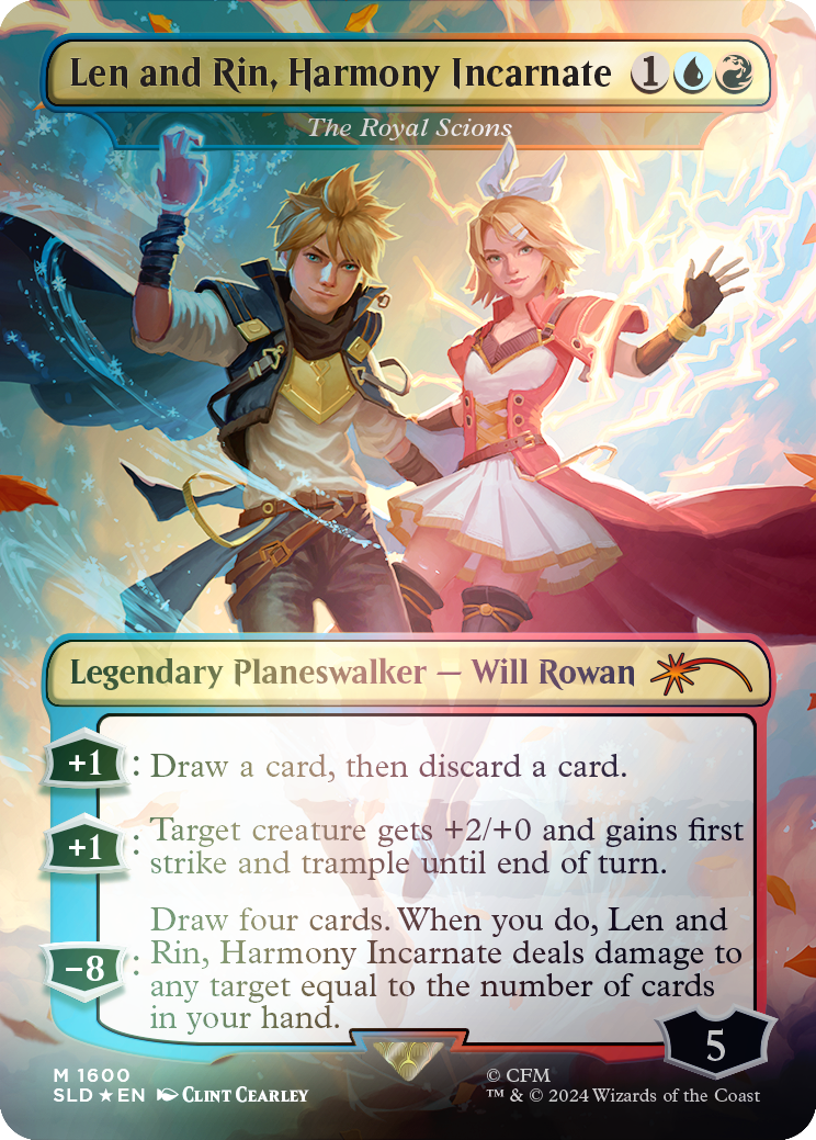 Len and Rin, Harmony Incarnate - The Royal Scions (Rainbow Foil) [Secret Lair Drop Series] | The CG Realm