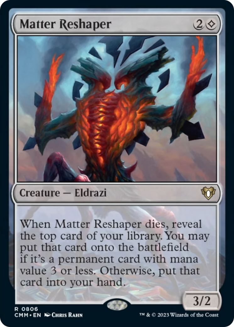 Matter Reshaper [Commander Masters] | The CG Realm