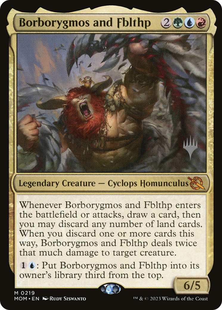 Borborygmos and Fblthp (Promo Pack) [March of the Machine Promos] | The CG Realm