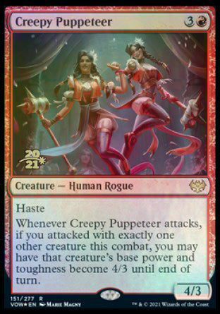 Creepy Puppeteer [Innistrad: Crimson Vow Prerelease Promos] | The CG Realm