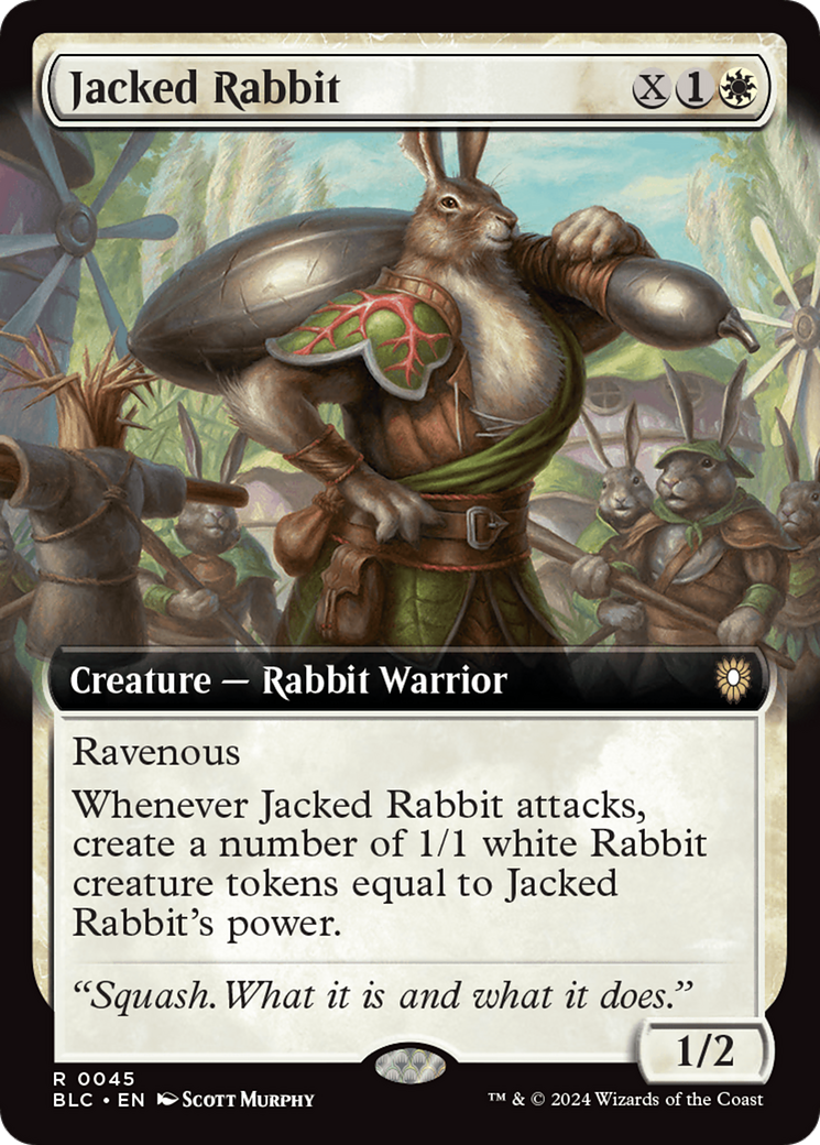 Jacked Rabbit (Extended Art) [Bloomburrow Commander] | The CG Realm