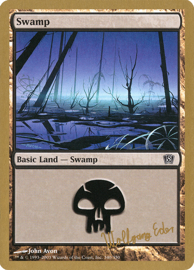 Swamp (we340) (Wolfgang Eder) [World Championship Decks 2003] | The CG Realm