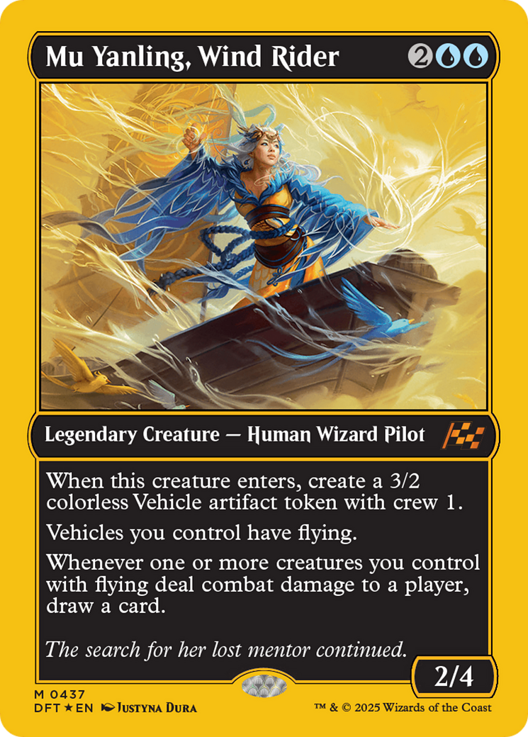 Mu Yanling, Wind Rider (First-Place Foil) [Aetherdrift] | The CG Realm