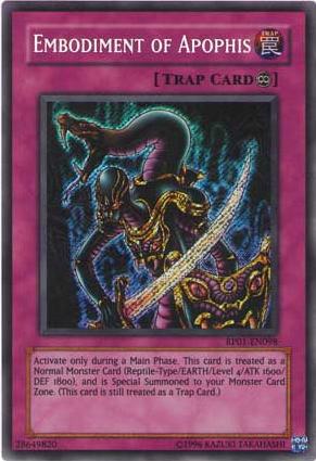 Embodiment of Apophis [RP01-EN098] Secret Rare | The CG Realm