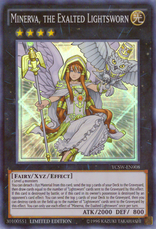 Minerva, the Exalted Lightsworn [YCSW-EN008] Super Rare | The CG Realm