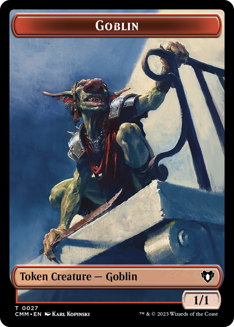 Goblin Token [Commander Masters Tokens] | The CG Realm