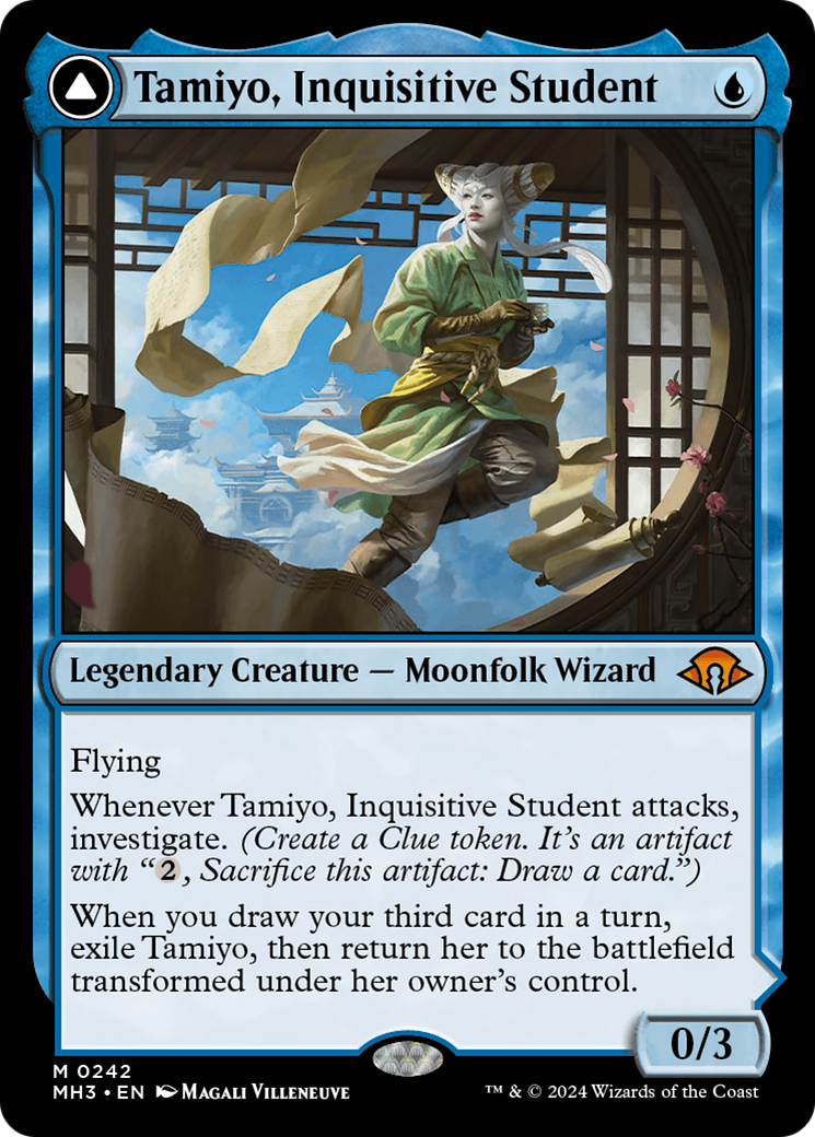 Tamiyo, Inquisitive Student // Tamiyo, Seasoned Scholar [Modern Horizons 3] | The CG Realm