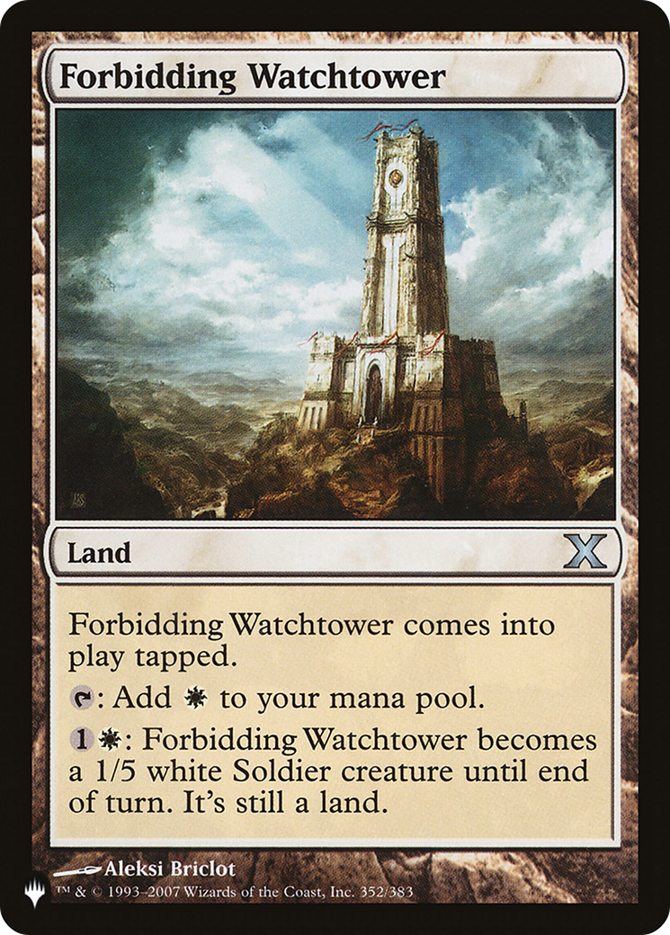 Forbidding Watchtower [The List] | The CG Realm