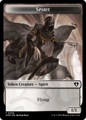 Spirit (0039) // Bird Illusion Double-Sided Token [Commander Masters Tokens] | The CG Realm