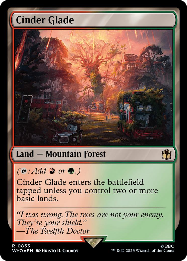 Cinder Glade (Surge Foil) [Doctor Who] | The CG Realm