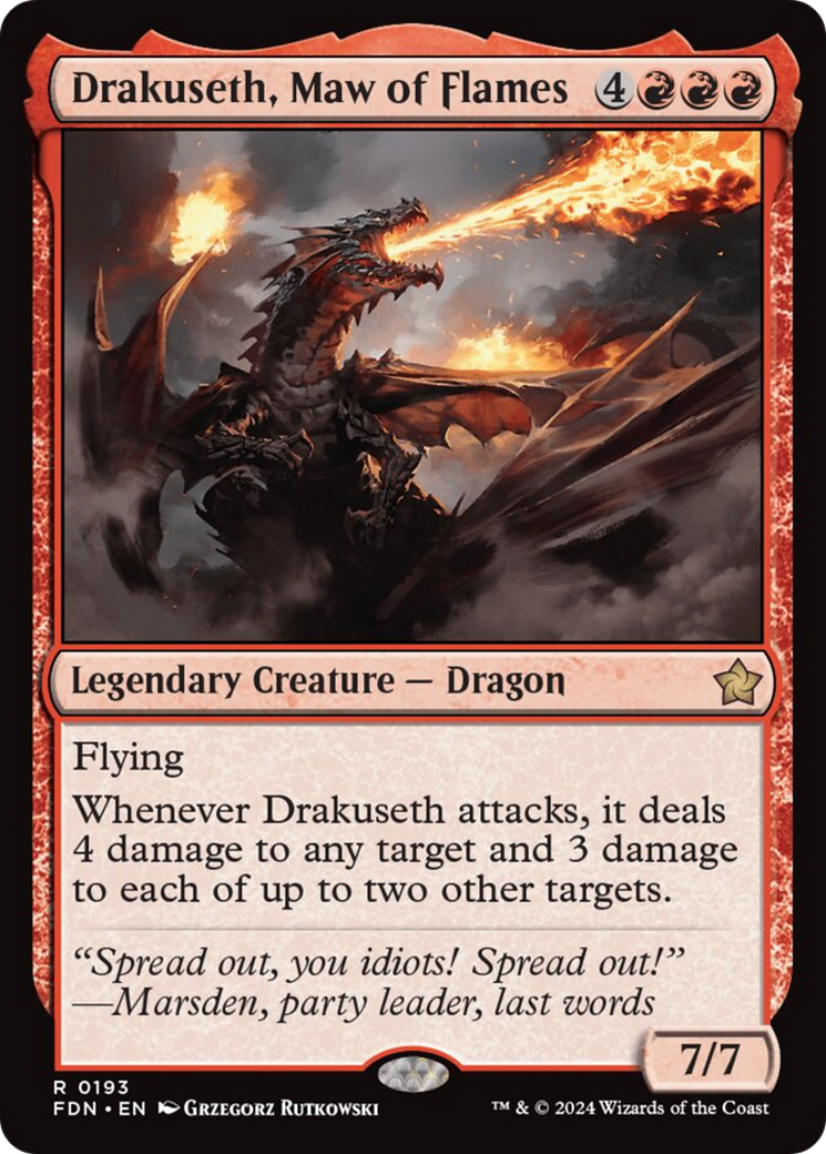 Drakuseth, Maw of Flames [Foundations] | The CG Realm