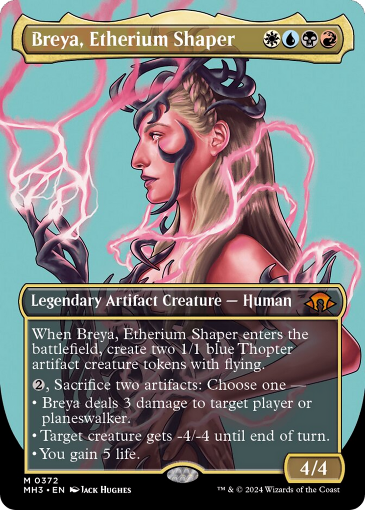 Breya, Etherium Shaper (Borderless) [Modern Horizons 3] | The CG Realm