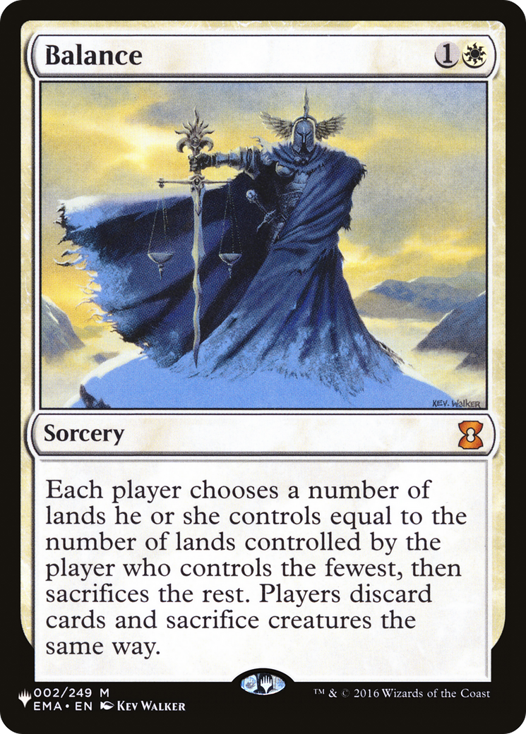 Balance [The List Reprints] | The CG Realm