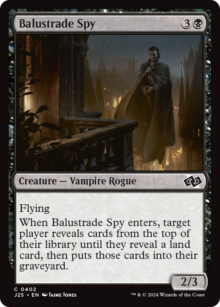 Balustrade Spy [Foundations Jumpstart] | The CG Realm