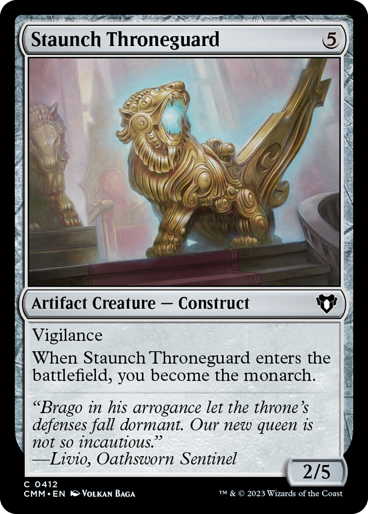 Staunch Throneguard [Commander Masters] | The CG Realm