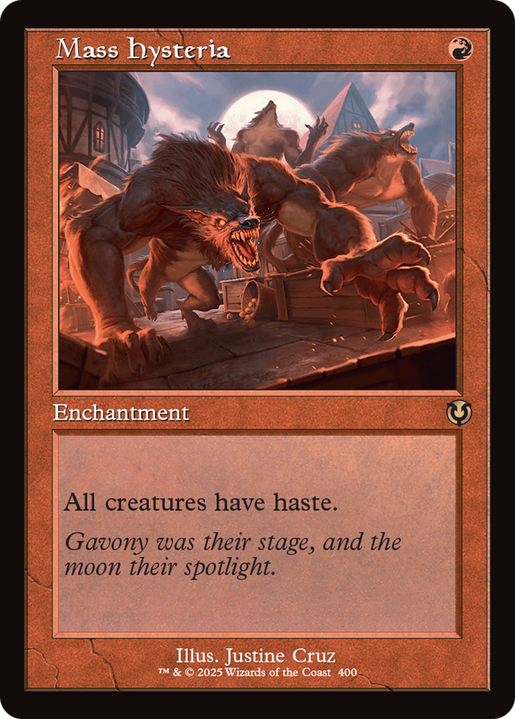 Mass Hysteria (Retro Frame) [Innistrad Remastered] | The CG Realm