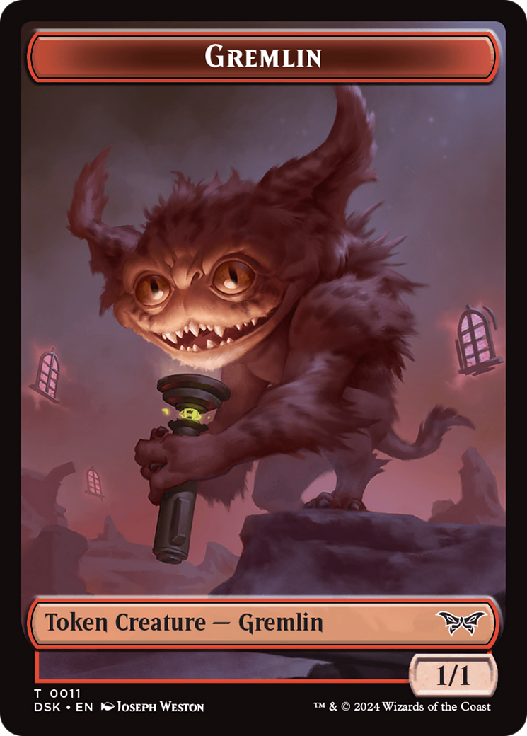 Gremlin Token [Duskmourn: House of Horror Tokens] | The CG Realm