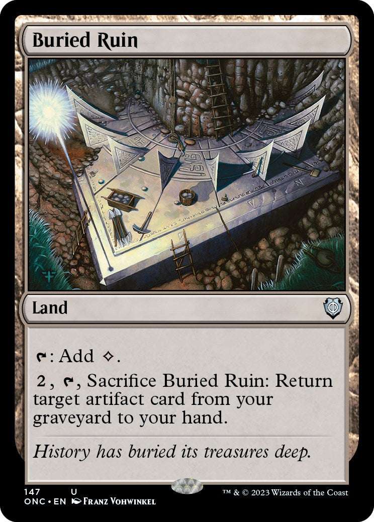 Buried Ruin [Phyrexia: All Will Be One Commander] | The CG Realm