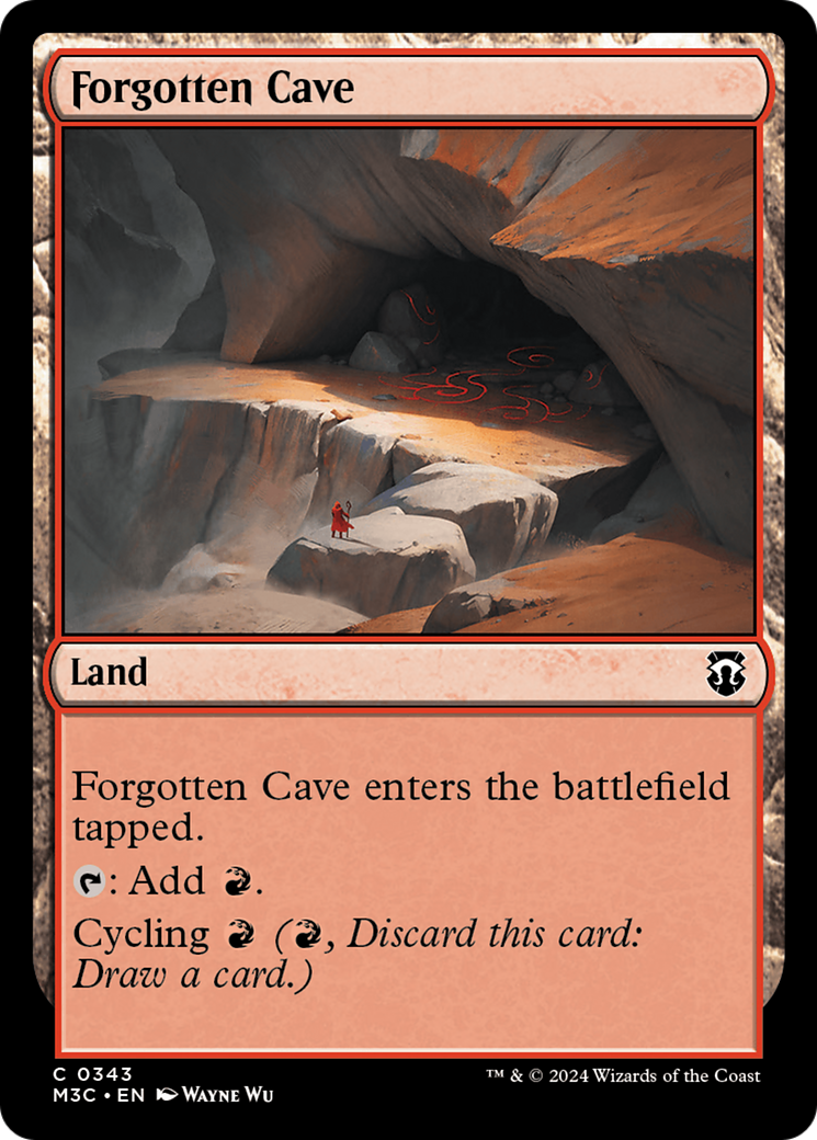 Forgotten Cave (Ripple Foil) [Modern Horizons 3 Commander] | The CG Realm