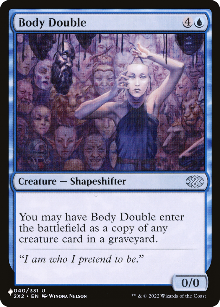 Body Double [The List Reprints] | The CG Realm