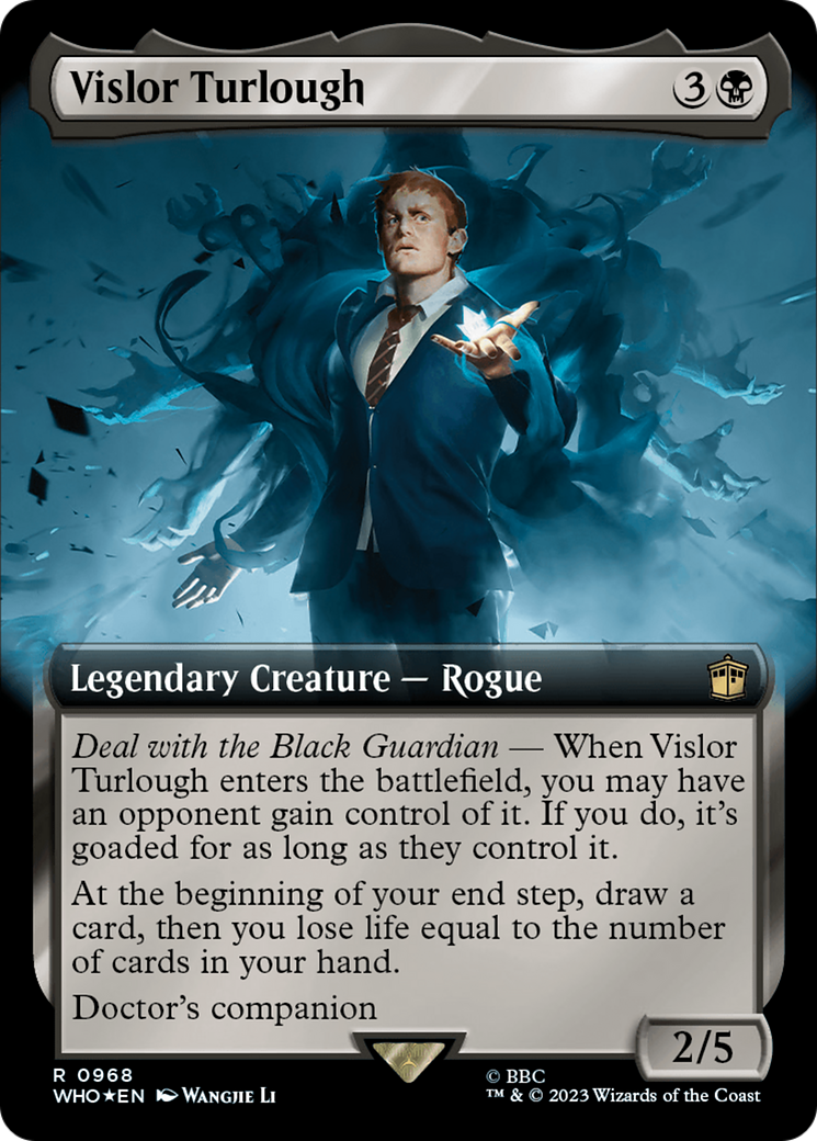 Vislor Turlough (Extended Art) (Surge Foil) [Doctor Who] | The CG Realm