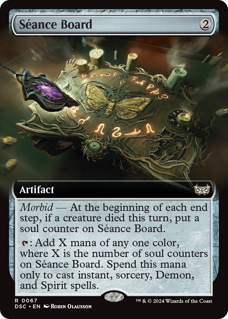 Seance Board (Extended Art) [Duskmourn: House of Horror Commander] | The CG Realm