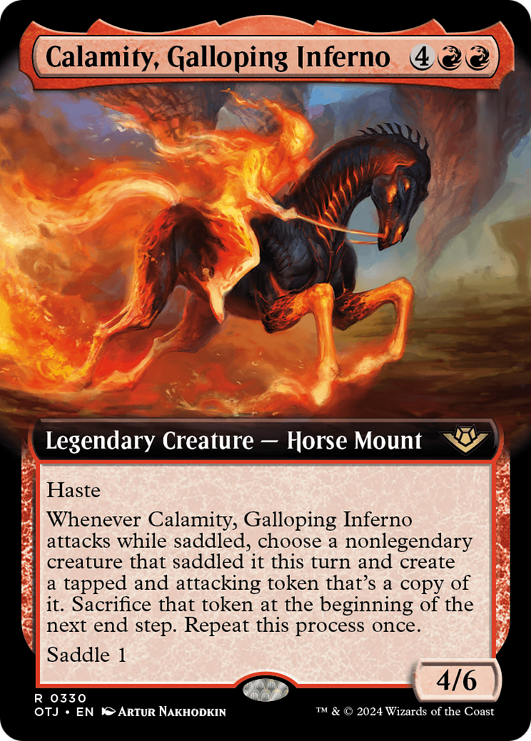 Calamity, Galloping Inferno (Extended Art) [Outlaws of Thunder Junction] | The CG Realm