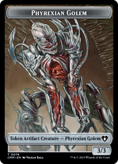 Phyrexian Golem // Ox Double-Sided Token [Commander Masters Tokens] | The CG Realm