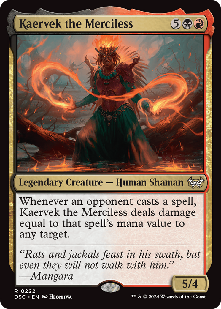 Kaervek the Merciless [Duskmourn: House of Horror Commander] | The CG Realm