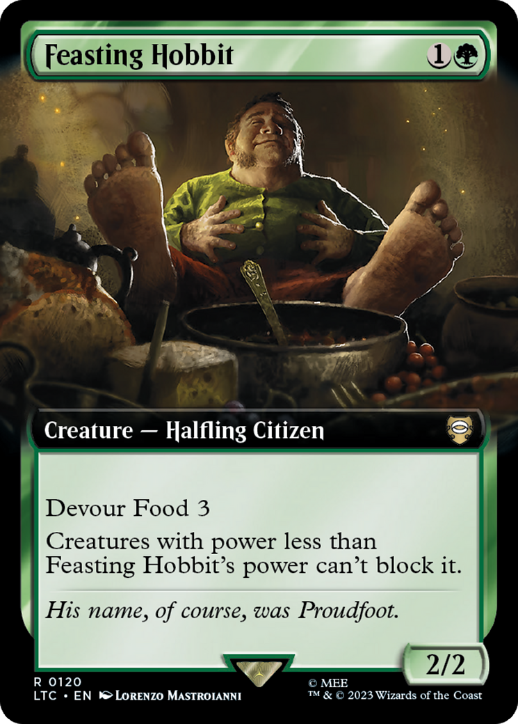 Feasting Hobbit (Extended Art) [The Lord of the Rings: Tales of Middle-Earth Commander] | The CG Realm