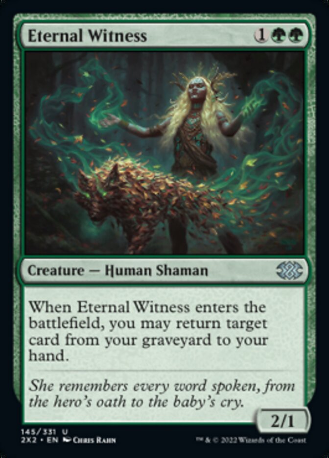 Eternal Witness [Double Masters 2022] | The CG Realm