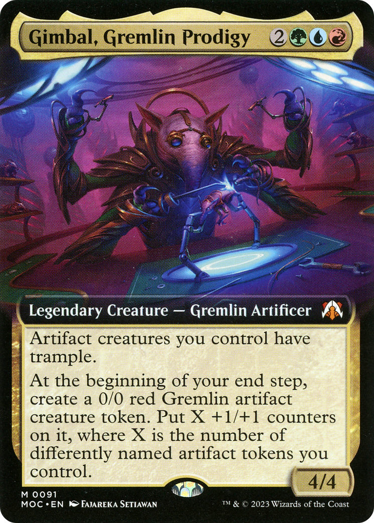 Gimbal, Gremlin Prodigy (Extended Art) [March of the Machine Commander] | The CG Realm