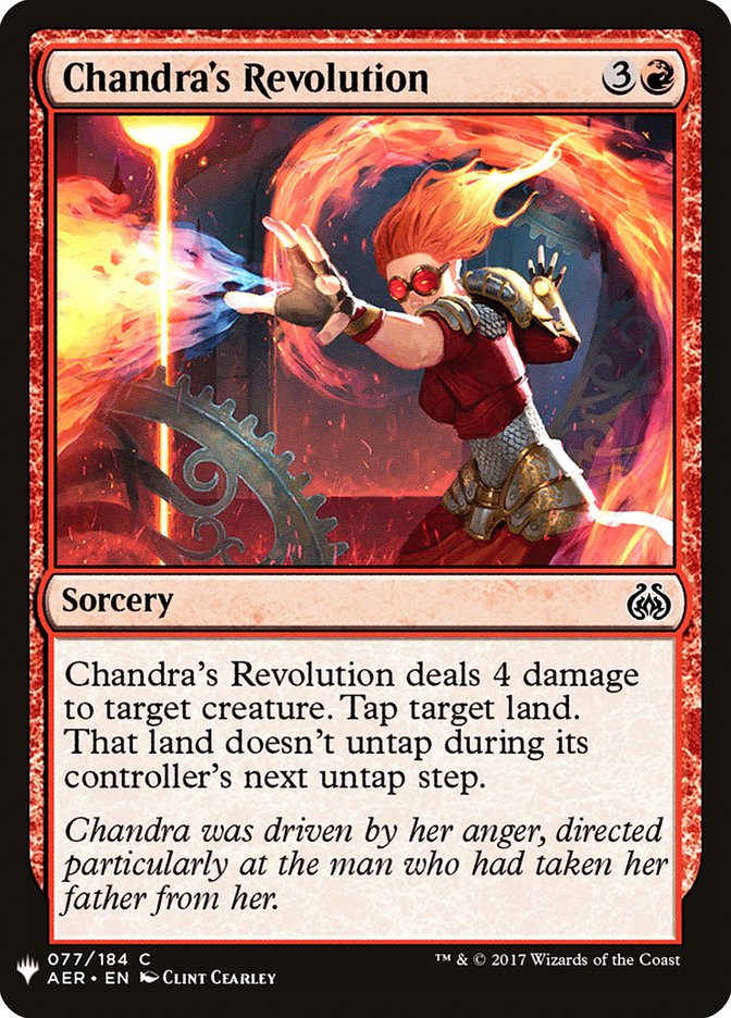 Chandra's Revolution [Mystery Booster] | The CG Realm