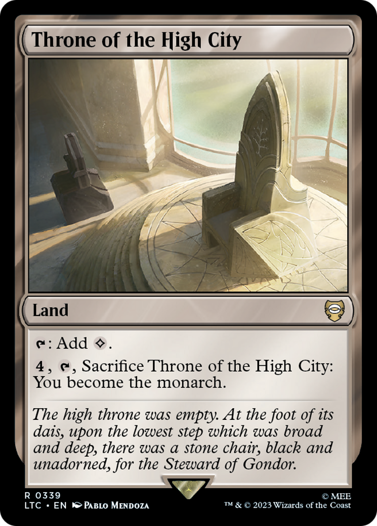 Throne of the High City [The Lord of the Rings: Tales of Middle-Earth Commander] | The CG Realm