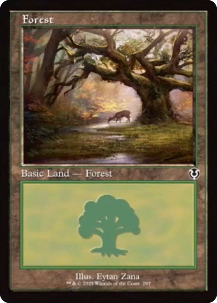 Forest (297) (Retro Frame) [Innistrad Remastered] | The CG Realm