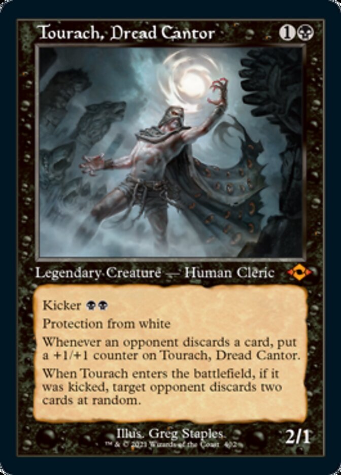 Tourach, Dread Cantor (Retro Foil Etched) [Modern Horizons 2] | The CG Realm