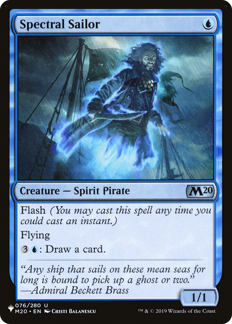 Spectral Sailor [The List Reprints] | The CG Realm